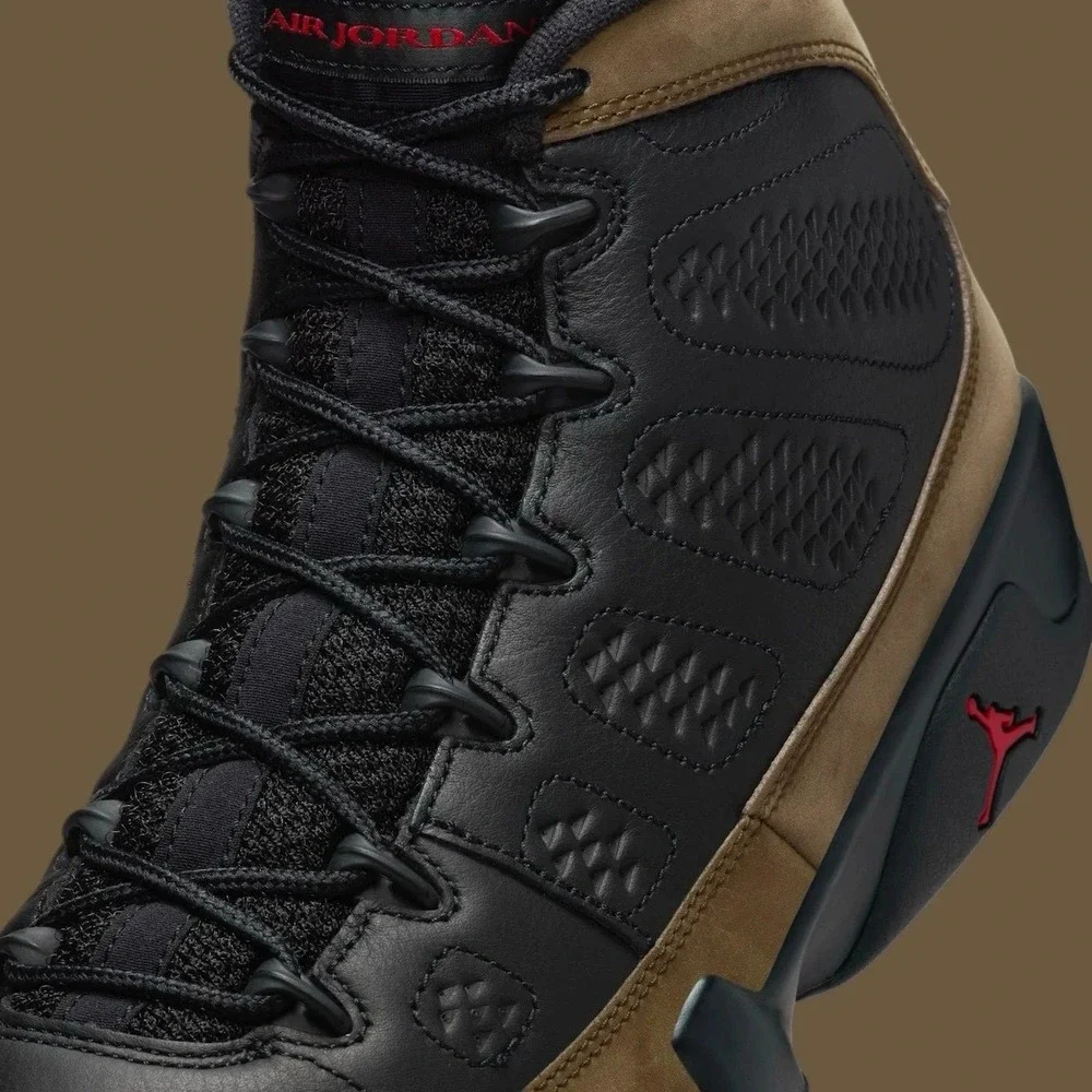 Men's Size 5 - Air Jordan 9 Retro 2024 Olive -HV4794-030 -NEW-